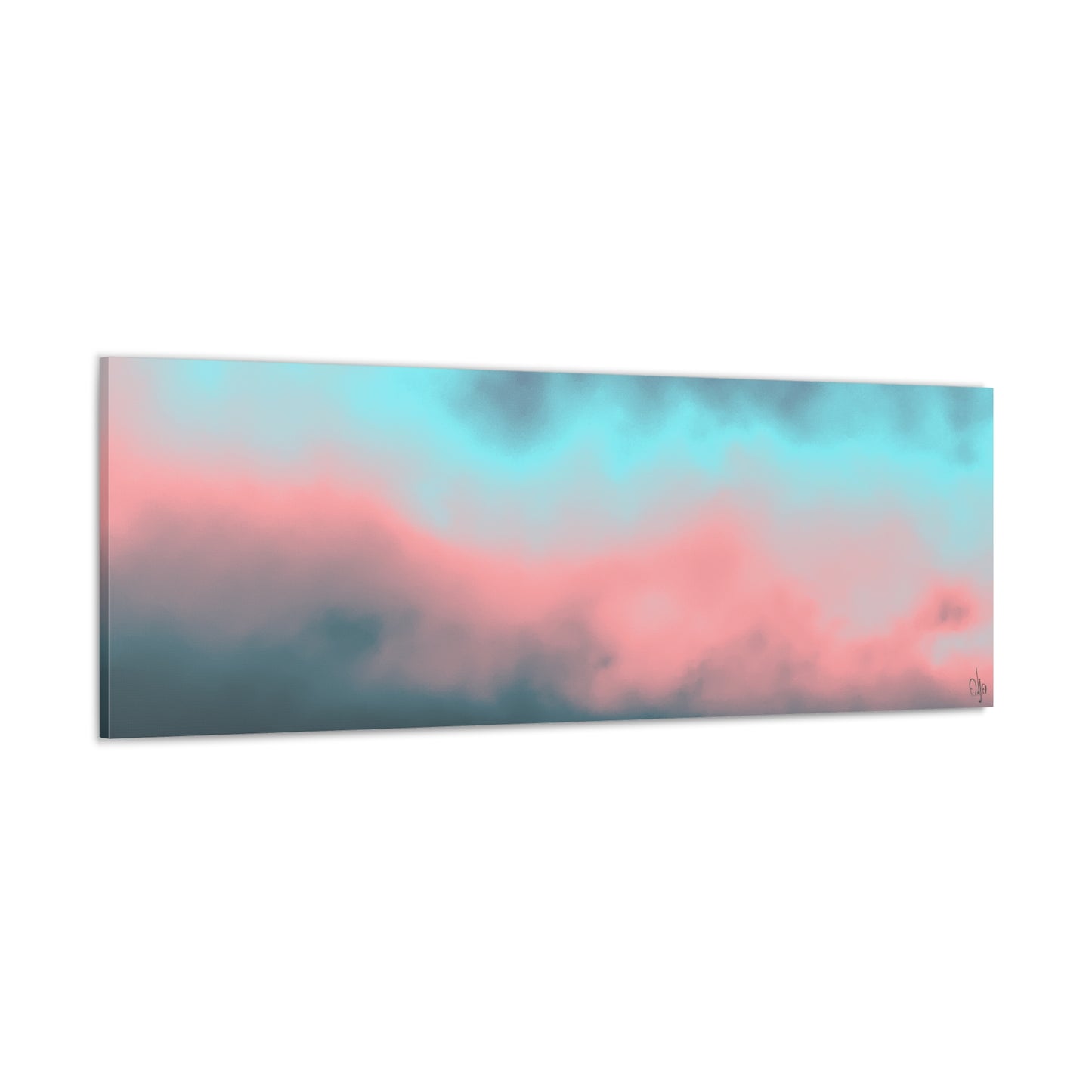 Electrifying Gradient Canvas Print