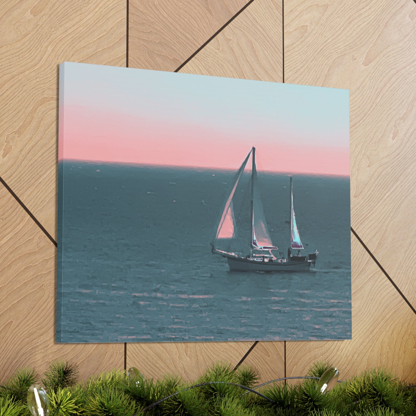 Way to Horizon Canvas Print