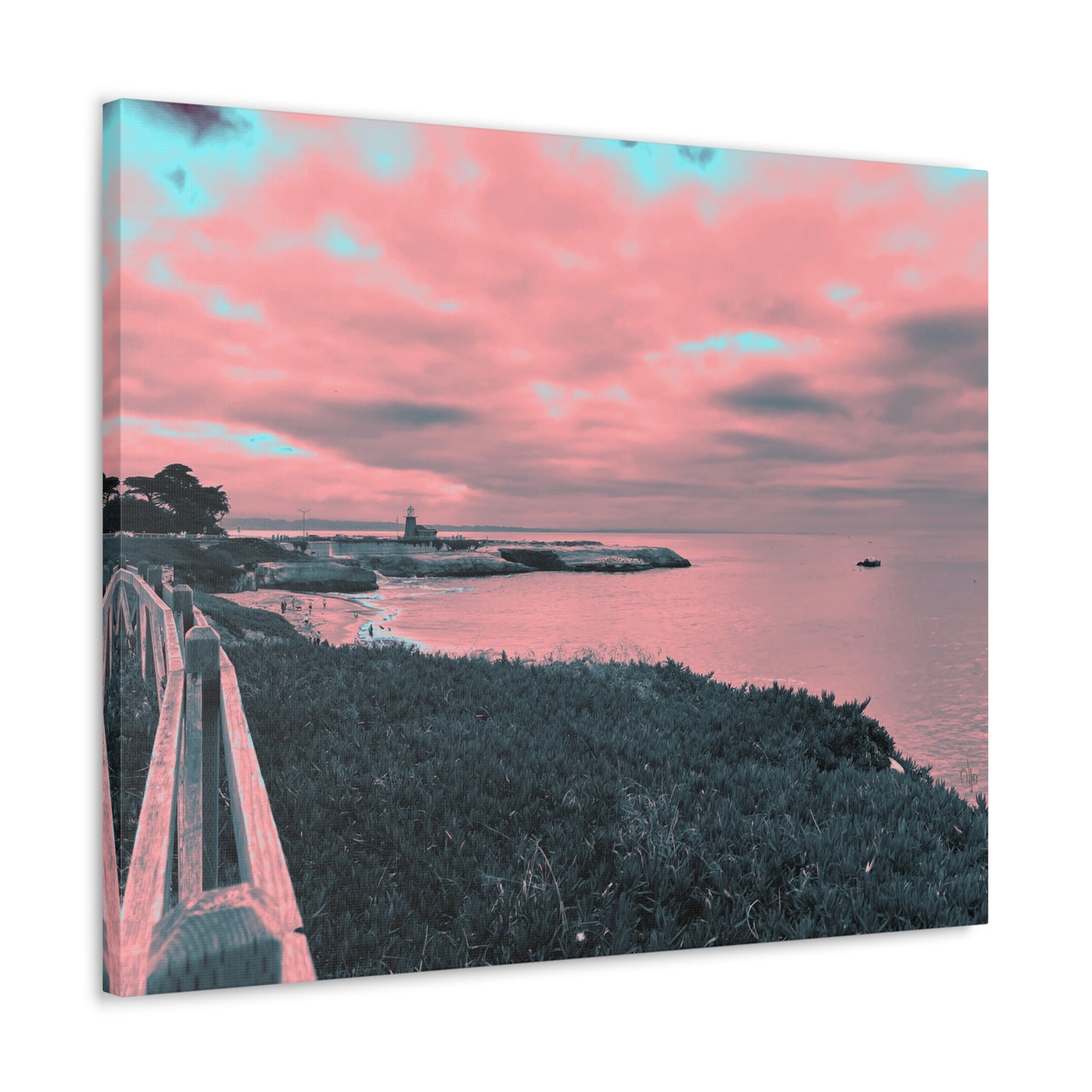 Red Lighthouse Canvas Print