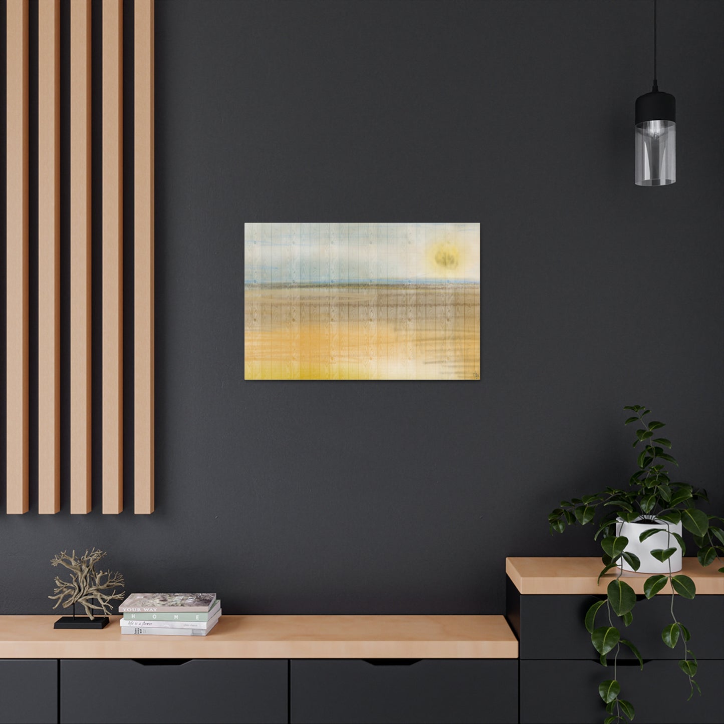 Abstract Coastal 3 Canvas Print