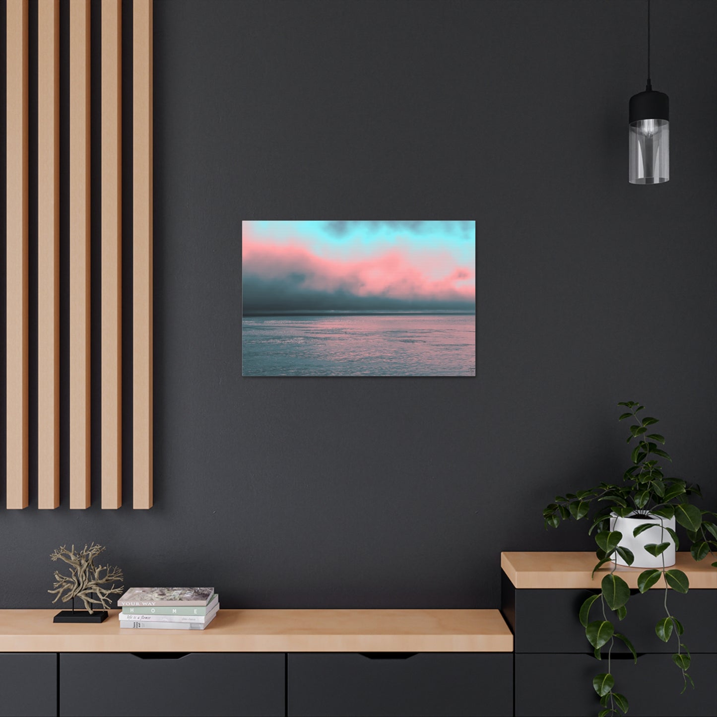 Electrifying Gradient Canvas Print