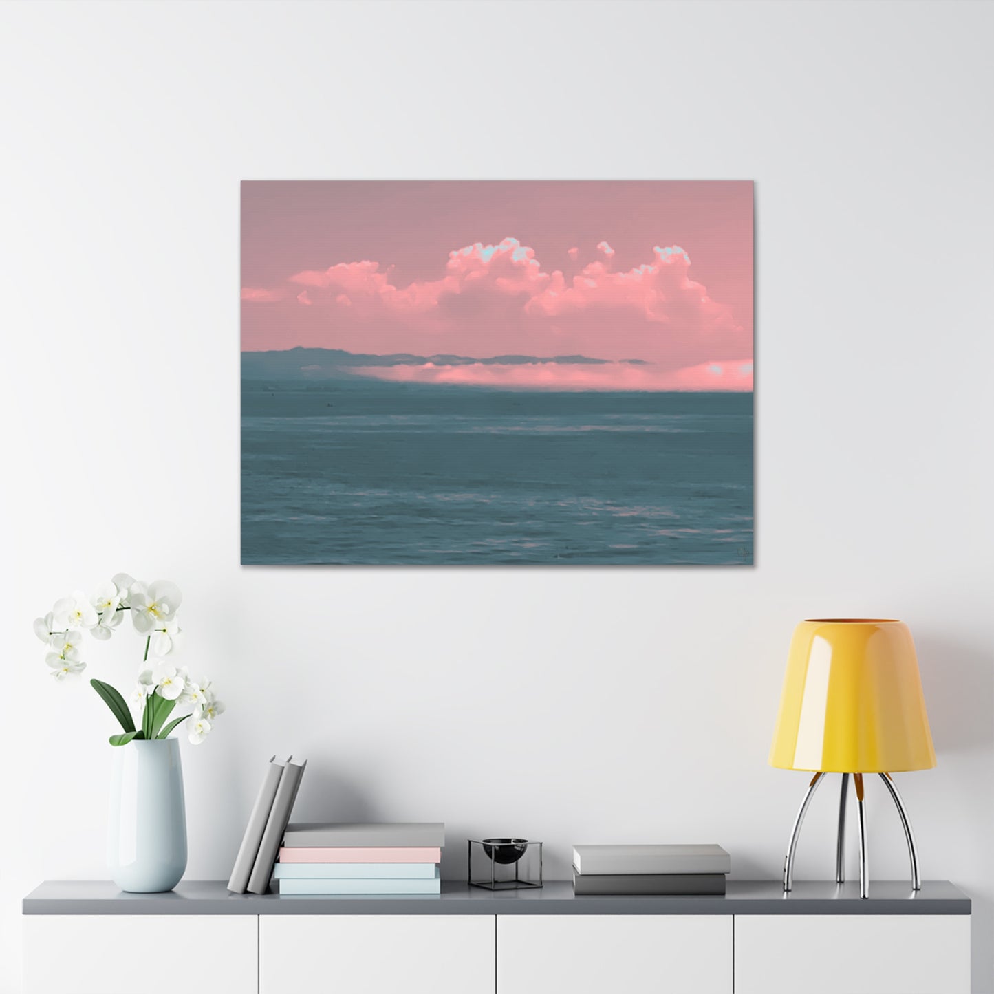 Croco-Cloud Canvas Print