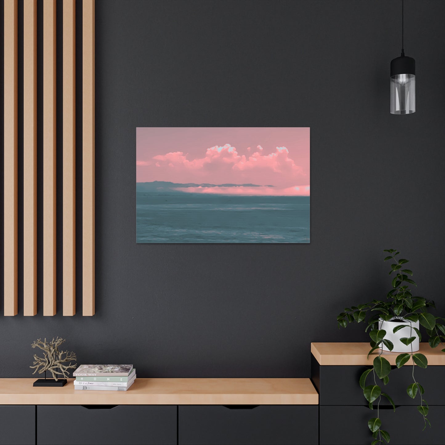 Croco-Cloud Canvas Print