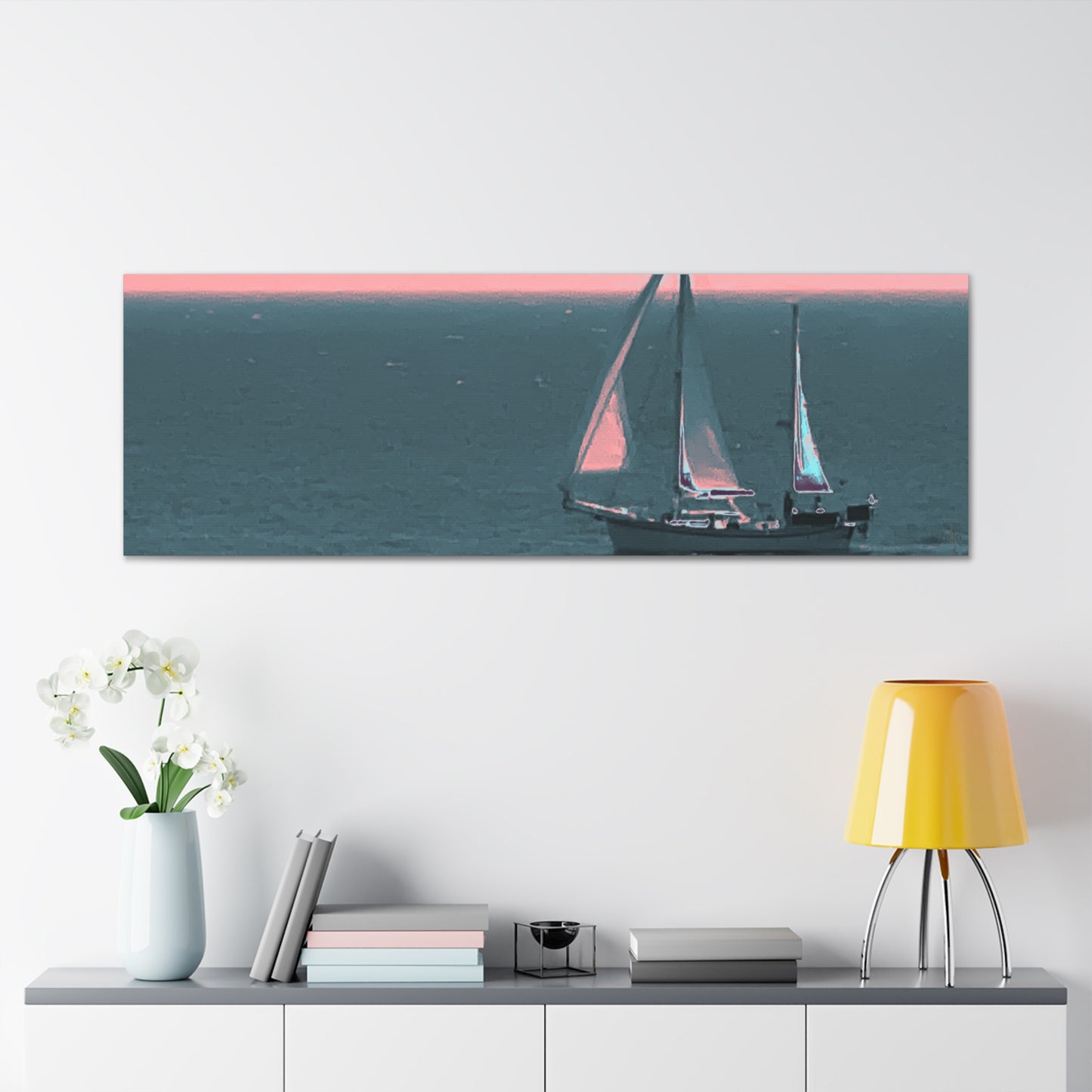 Way to Horizon Canvas Print