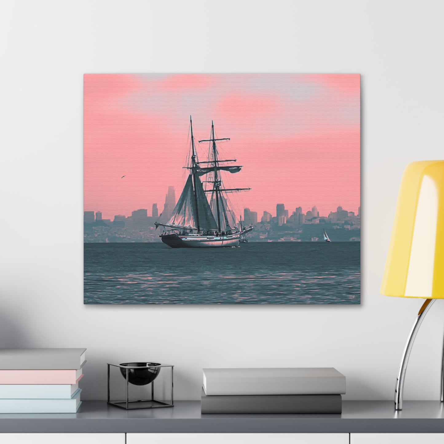 SF Bay Schooner Canvas Print