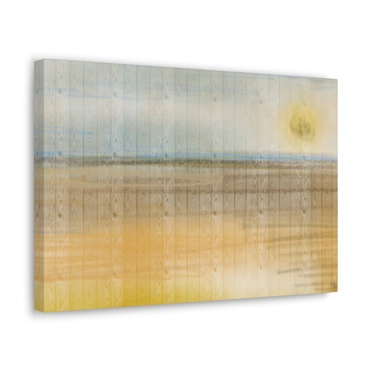 Abstract Coastal 3 Canvas Print