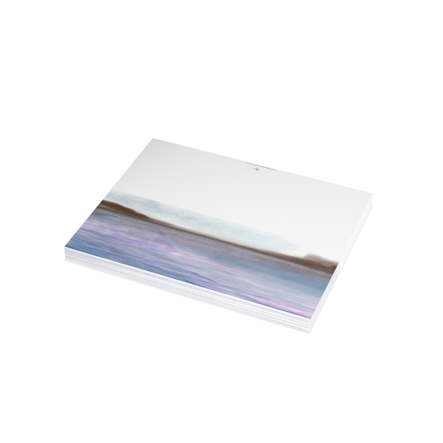 Abstract Coastal 7 Folded Greeting Card