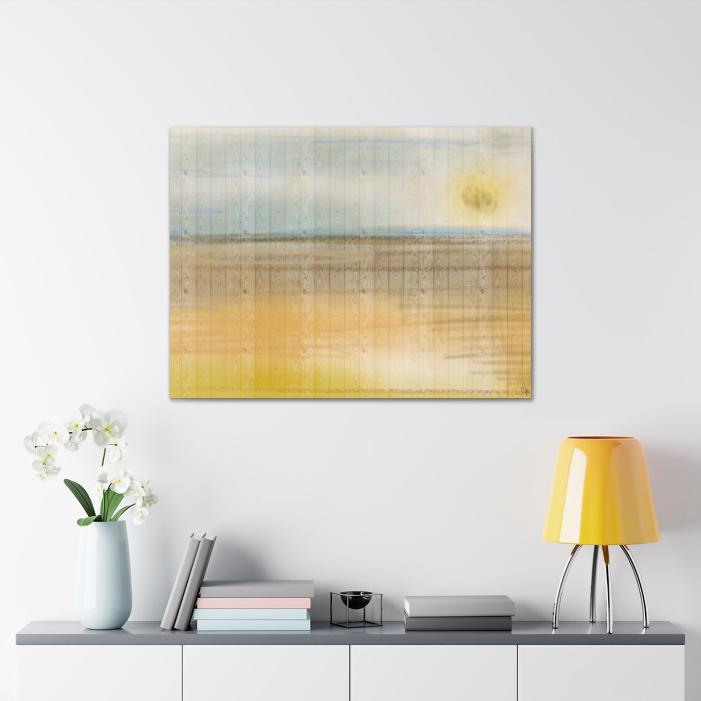 Abstract Coastal 3 Canvas Print