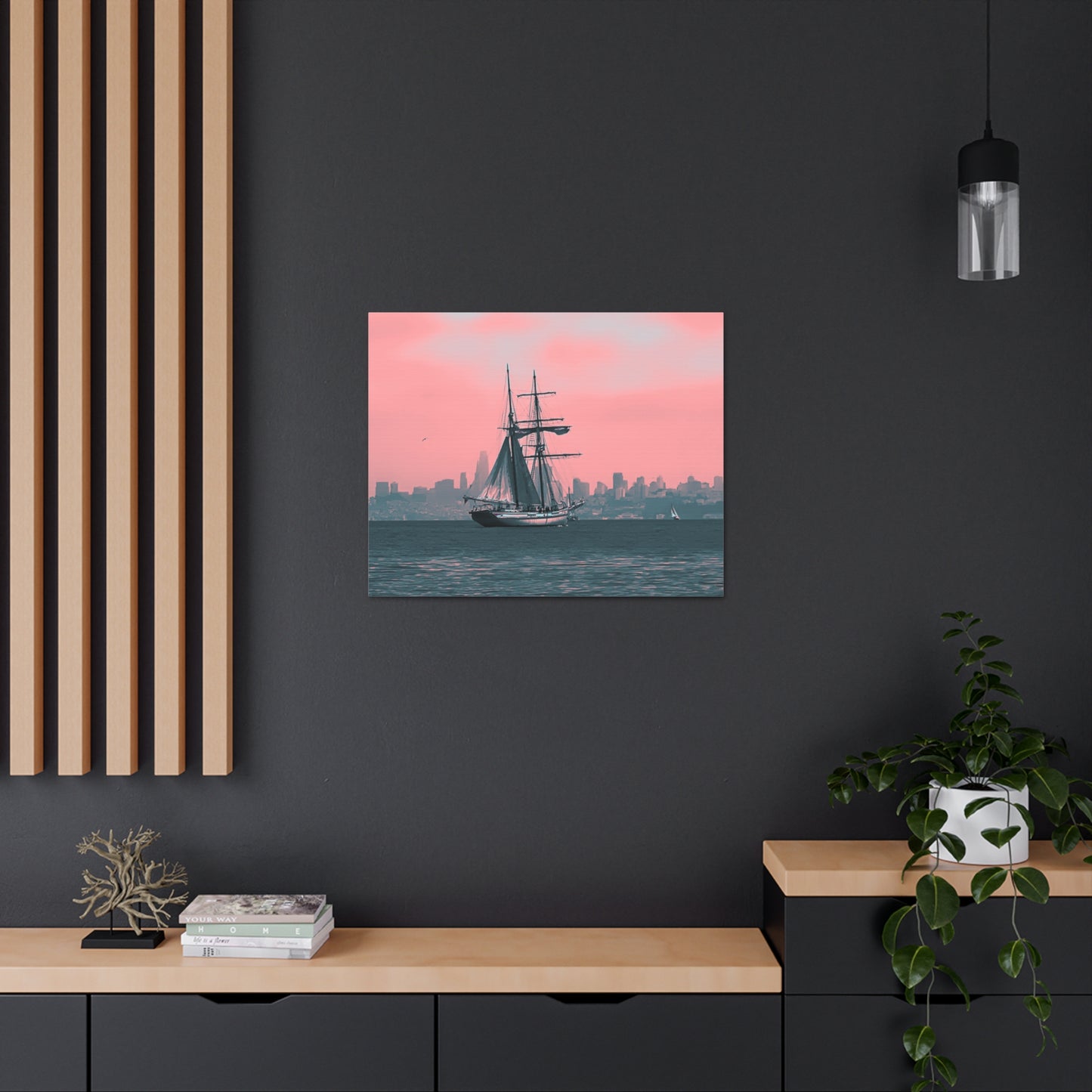 SF Bay Schooner Canvas Print