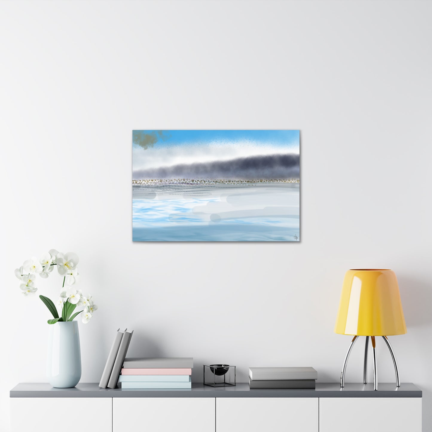 Abstract Coastal 1 Canvas Print - Alja Design