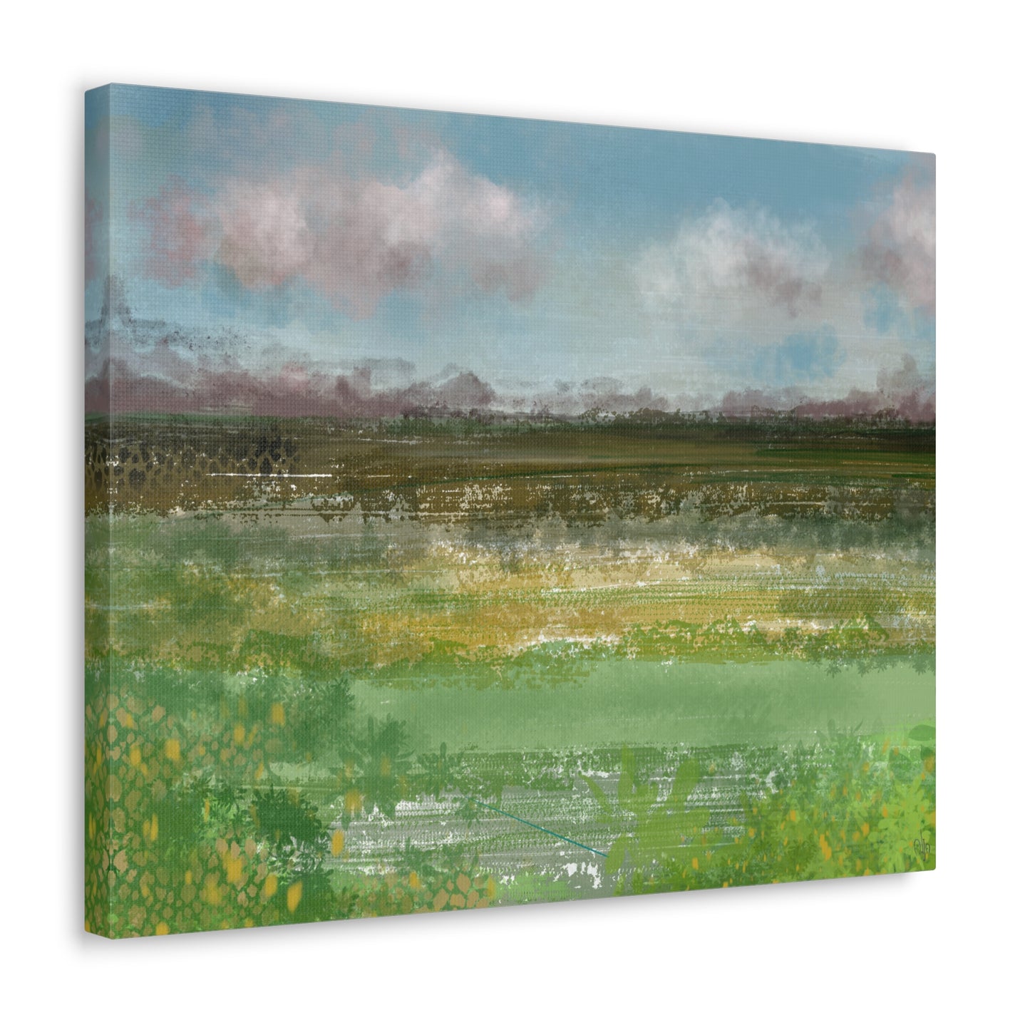 Abstract Coastal 10 Canvas Print