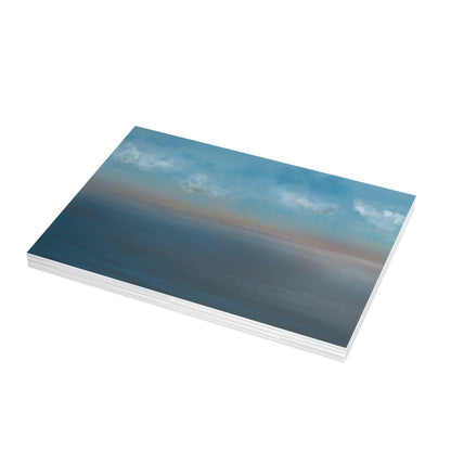 Abstract Coastal 9 Folded Greeting Card