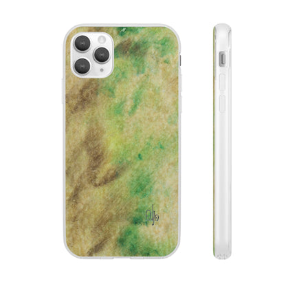 iPhone and Samsung Galaxy Flexi Phone Case Green Marble