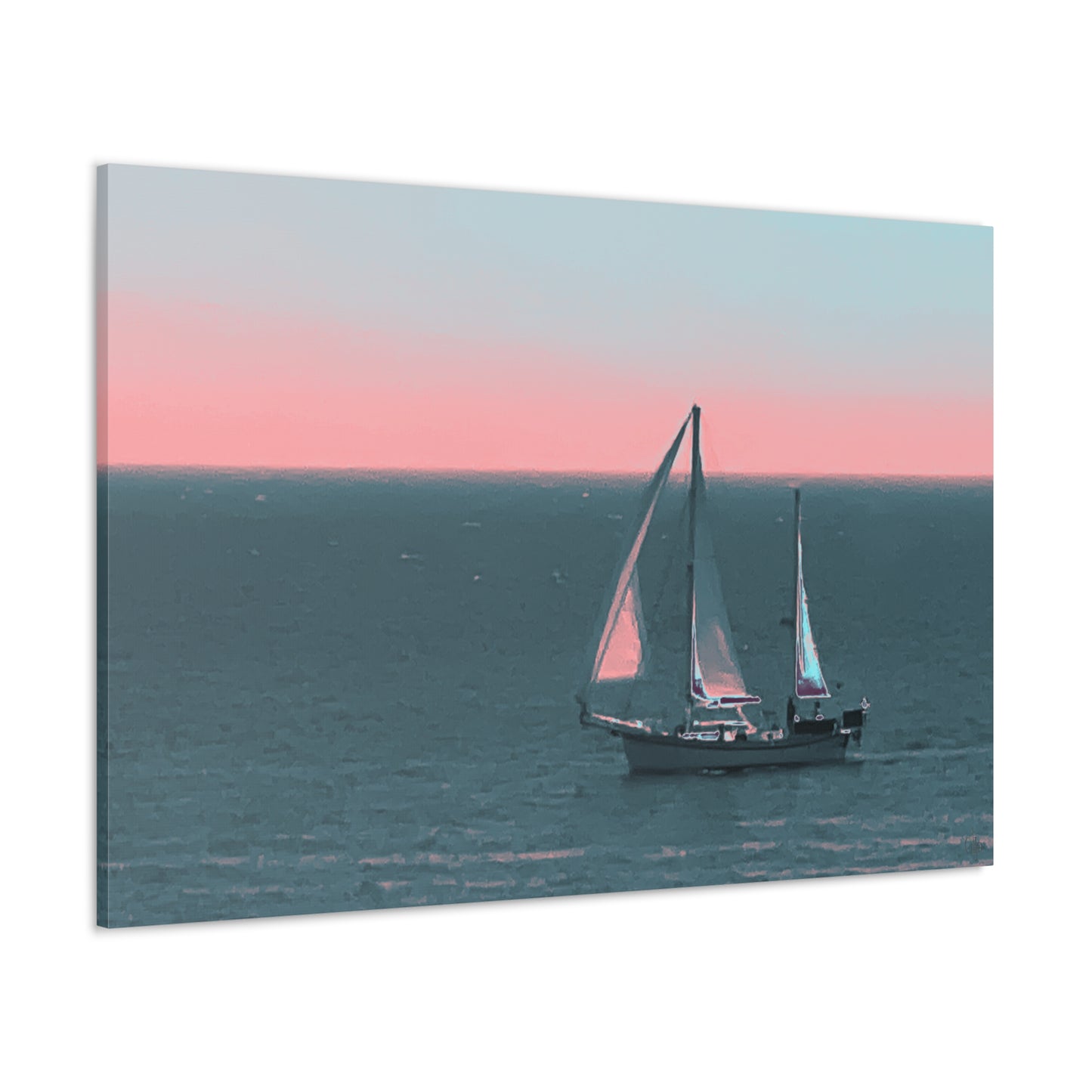 Way to Horizon Canvas Print