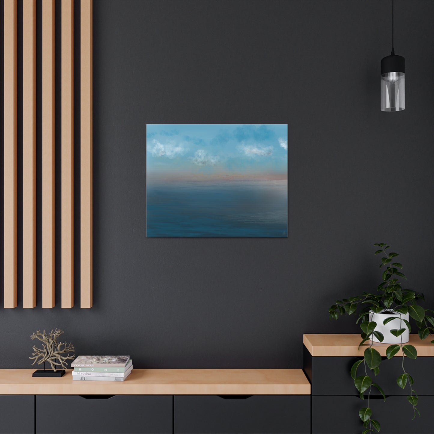 Abstract Coastal 9 Canvas Print