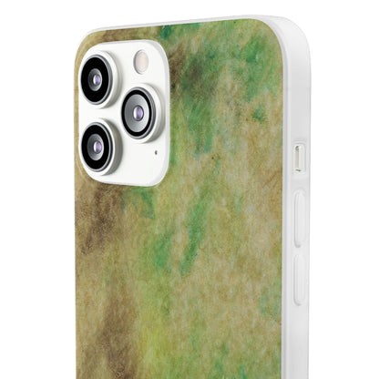 iPhone and Samsung Galaxy Flexi Phone Case Green Marble