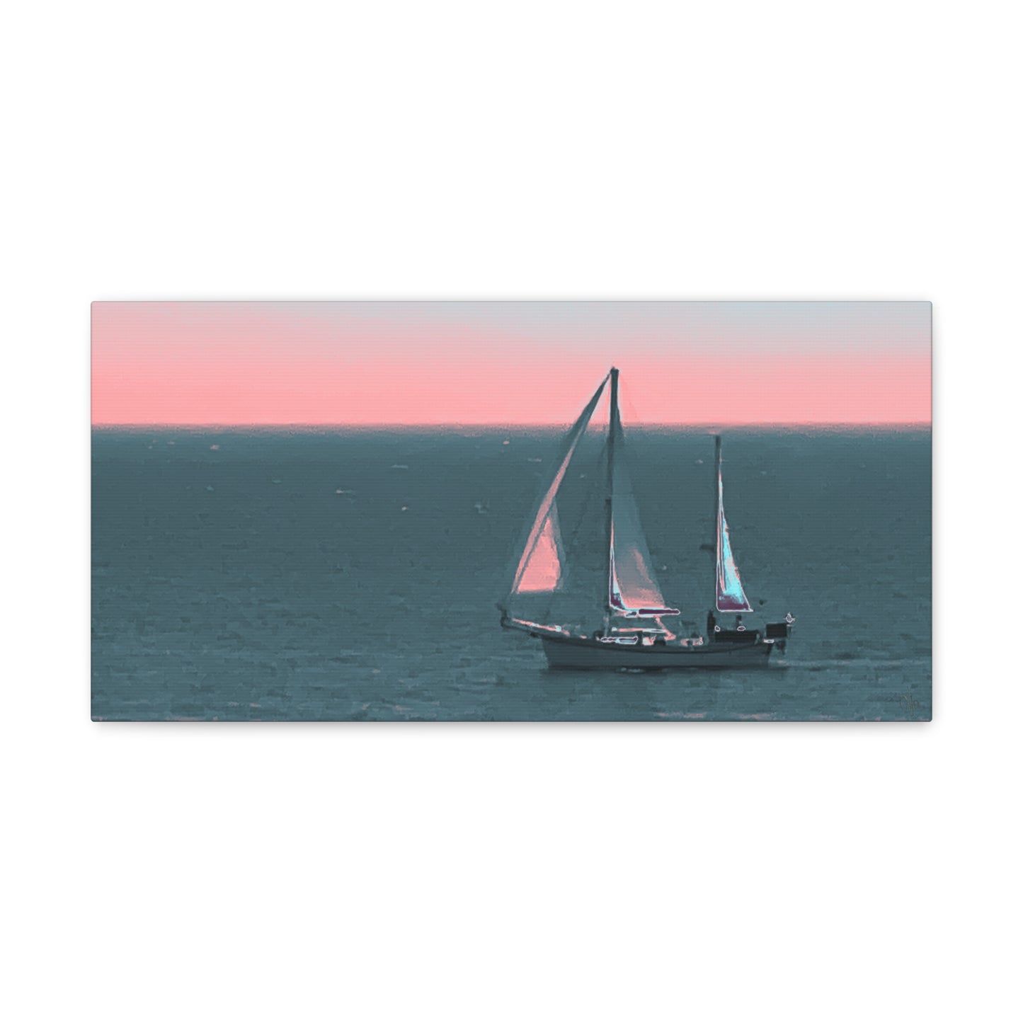 Way to Horizon Canvas Print