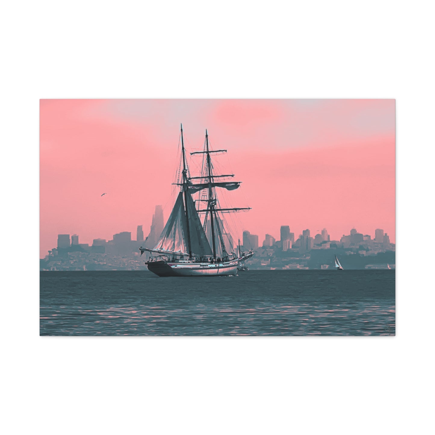 SF Bay Schooner Canvas Print