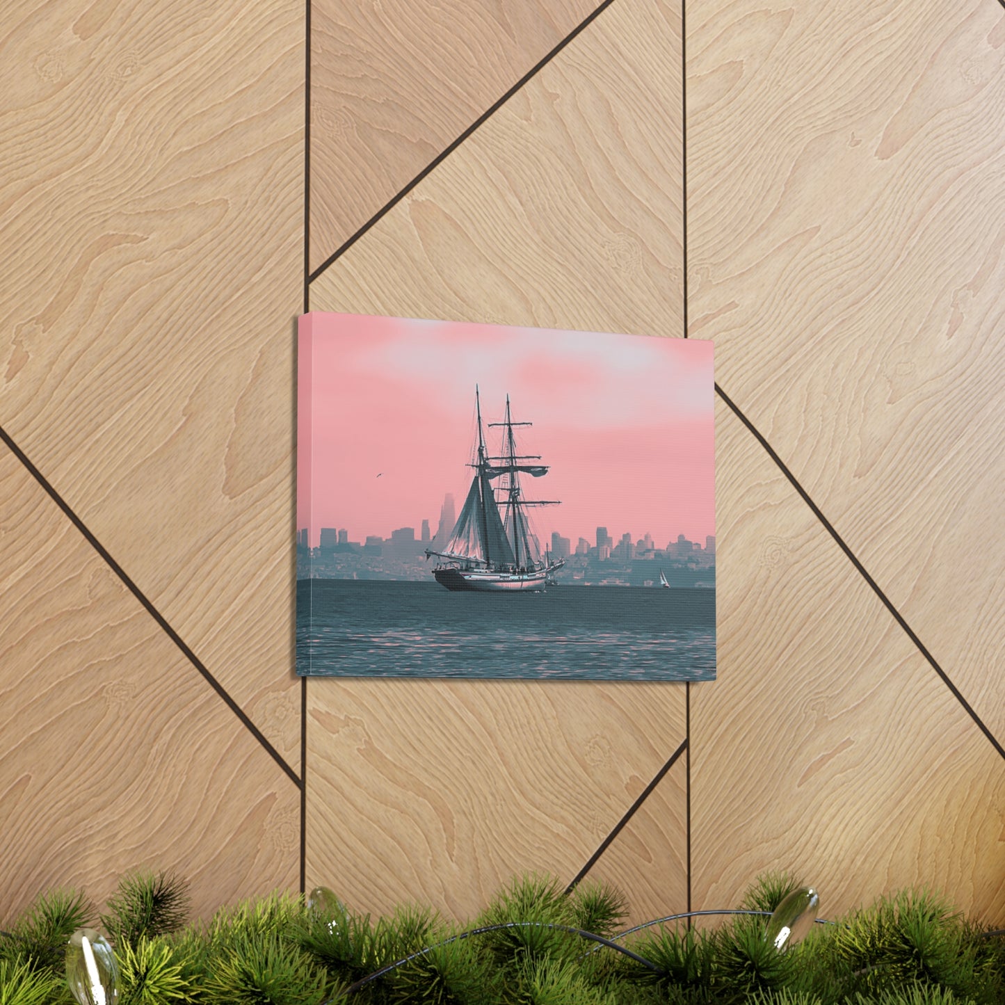 SF Bay Schooner Canvas Print