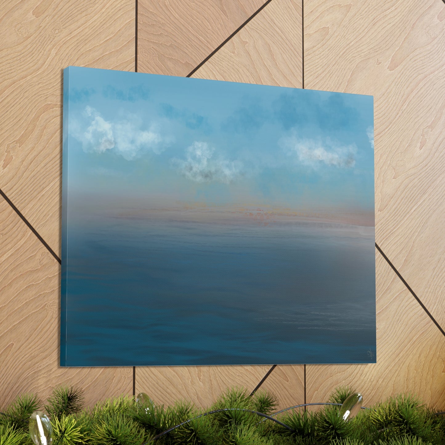 Abstract Coastal 9 Canvas Print