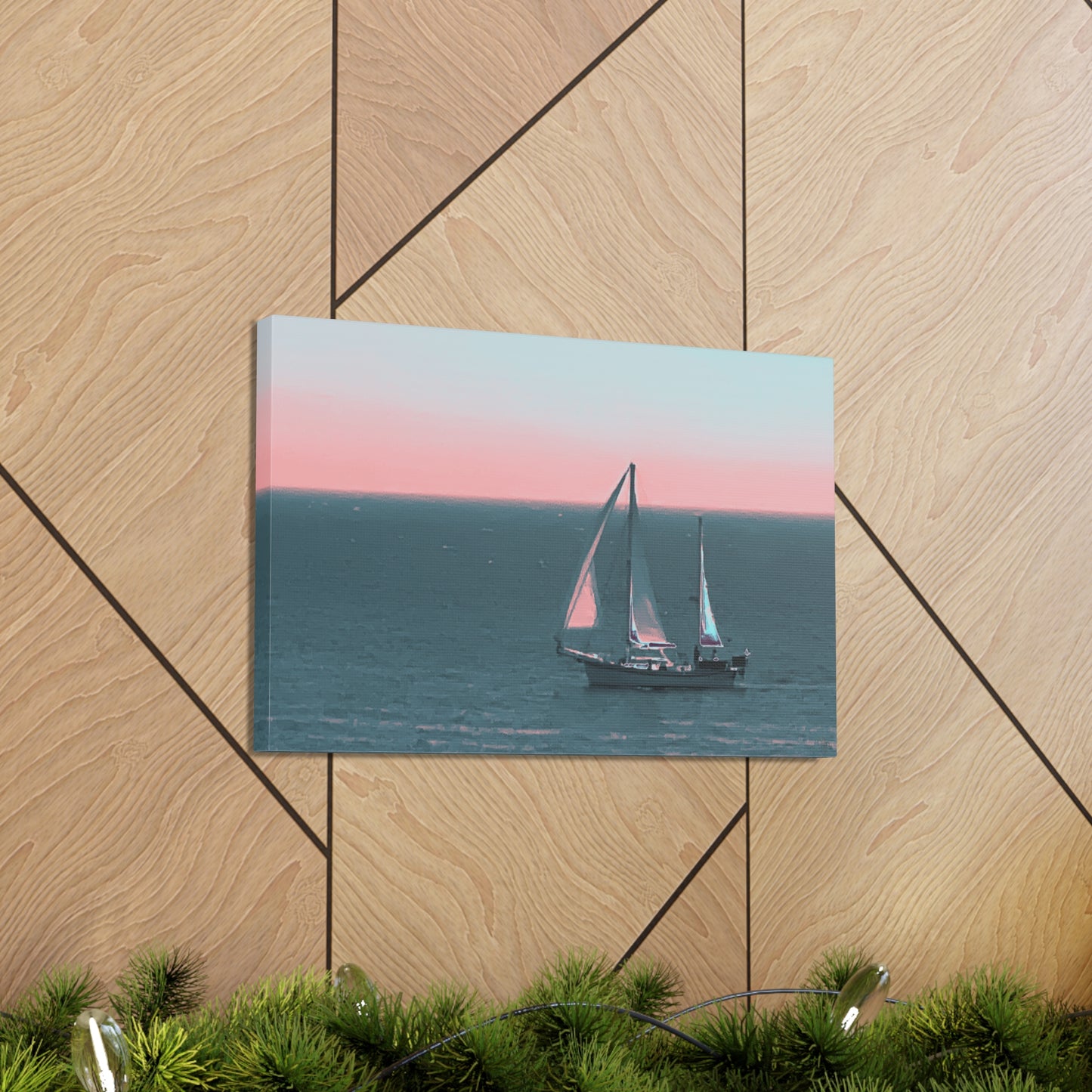 Way to Horizon Canvas Print