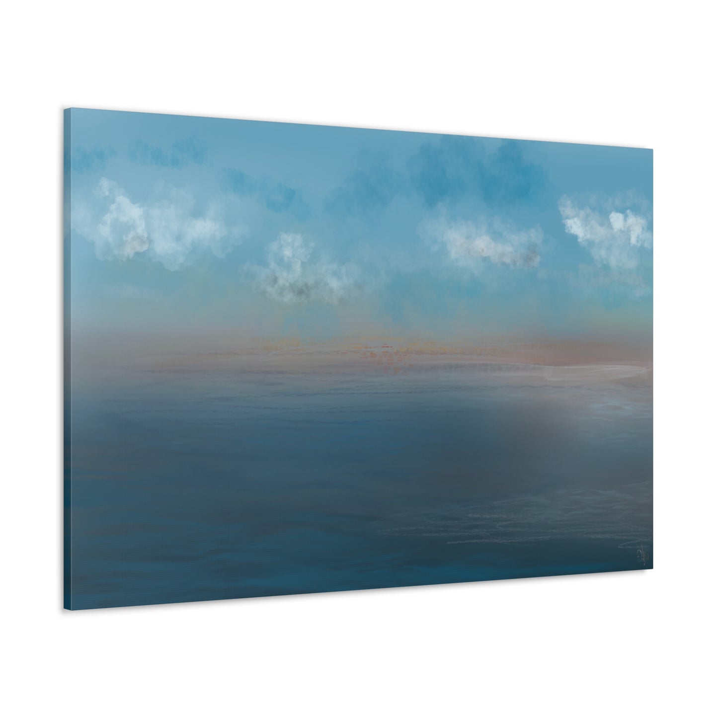 Abstract Coastal 9 Canvas Print