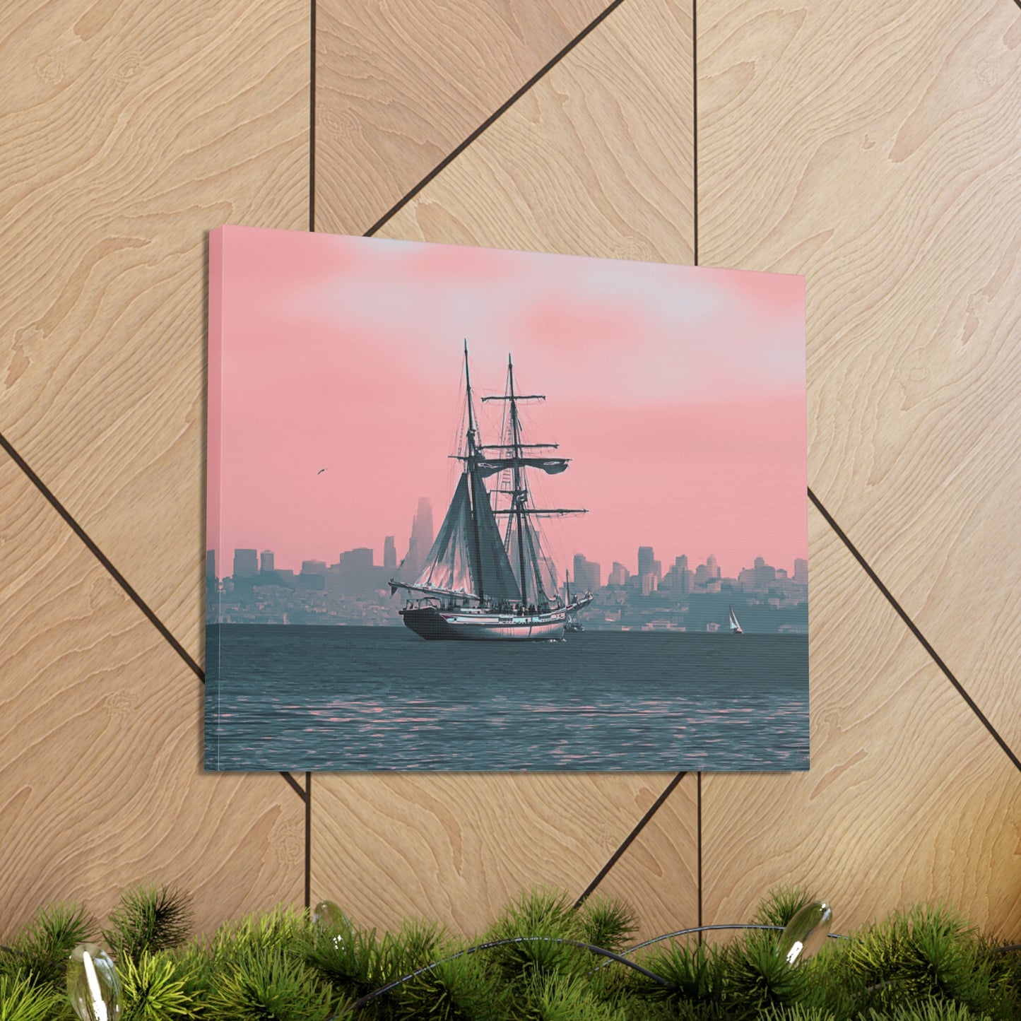 SF Bay Schooner Canvas Print