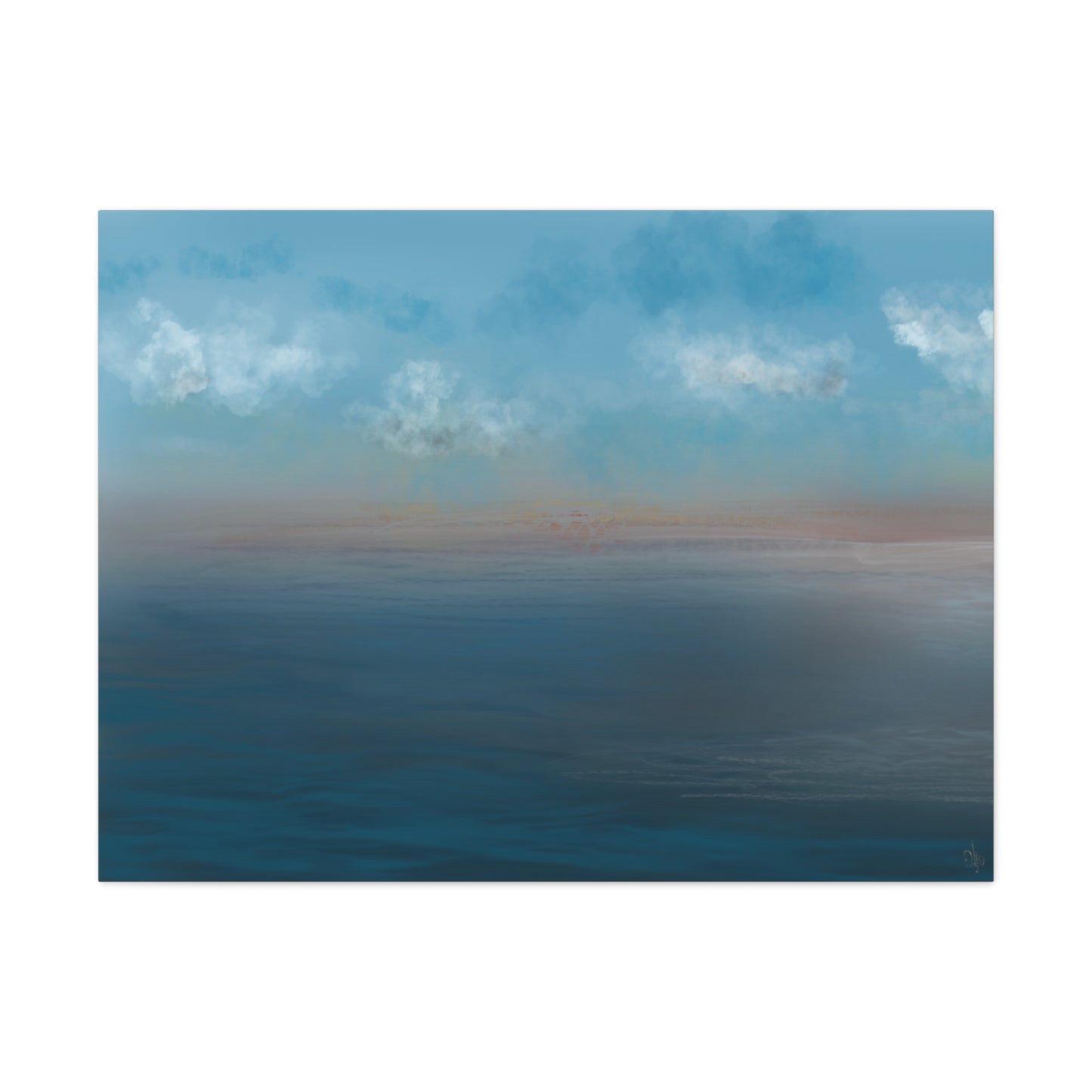 Abstract Coastal 9 Canvas Print