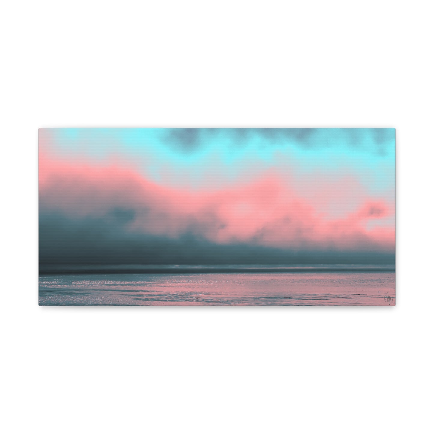 Electrifying Gradient Canvas Print