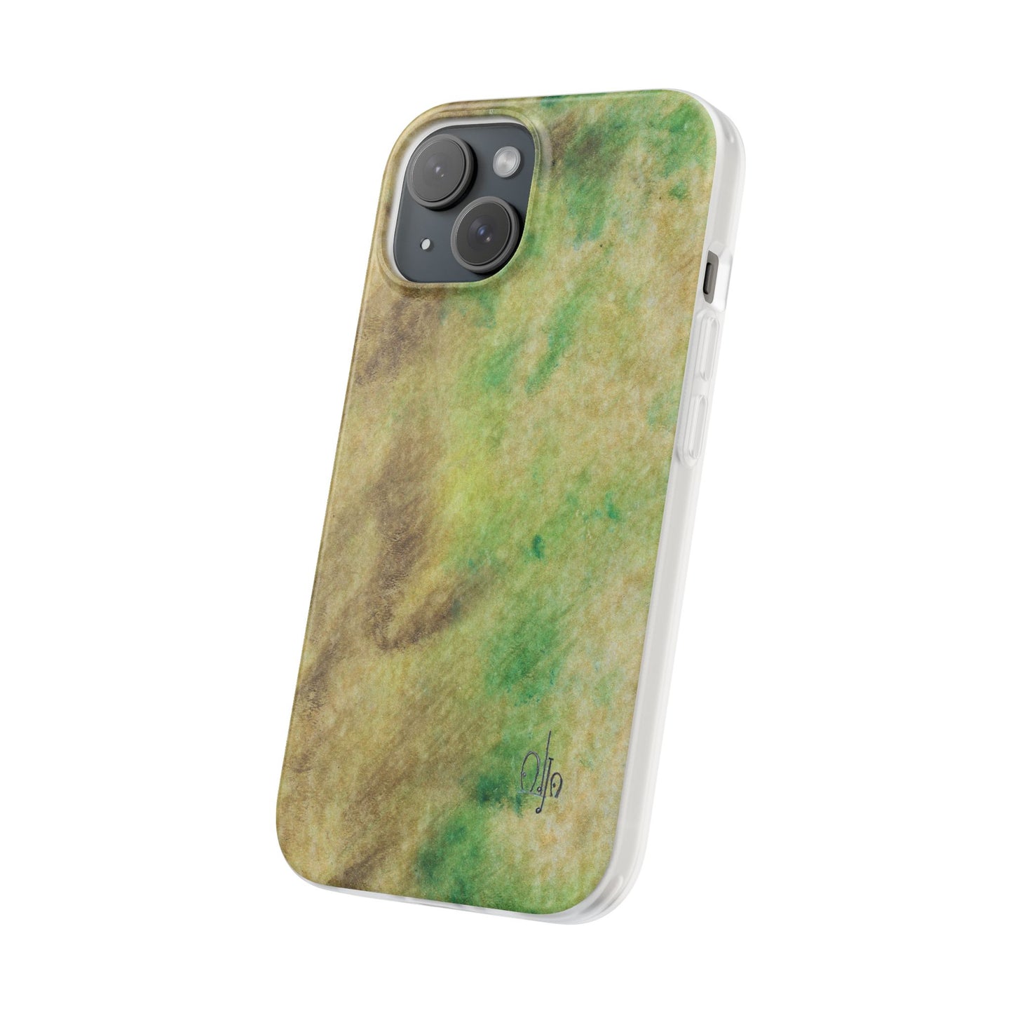 iPhone and Samsung Galaxy Flexi Phone Case Green Marble