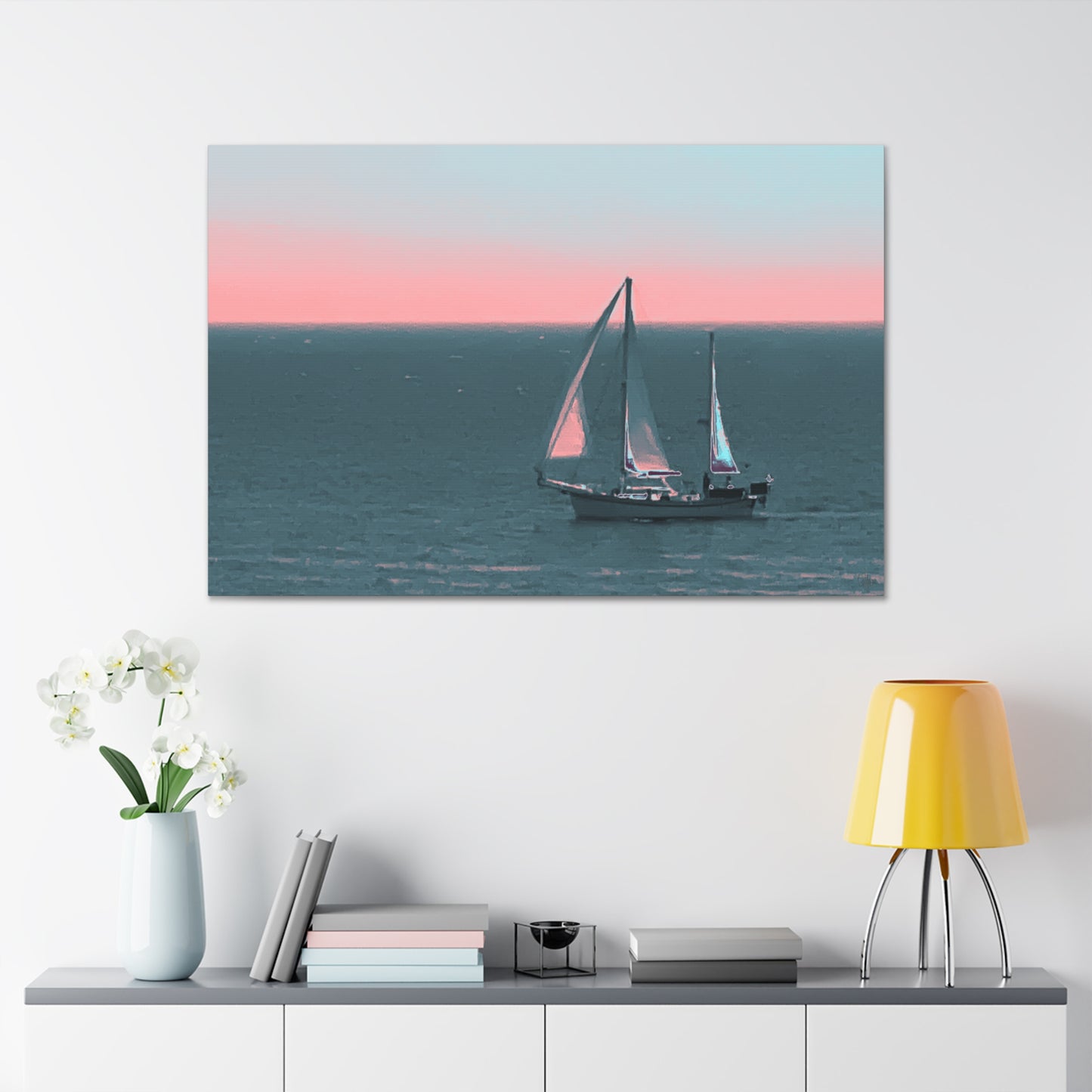 Way to Horizon Canvas Print