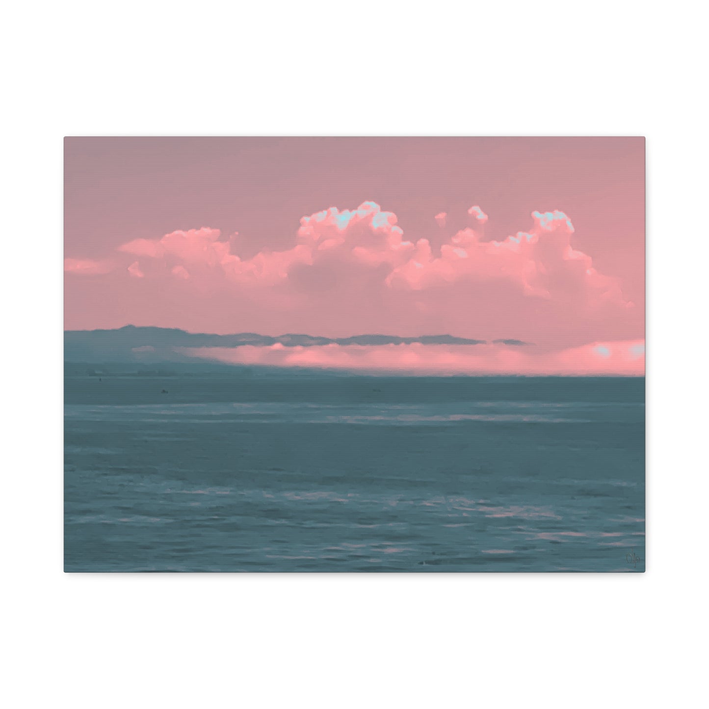 Croco-Cloud Canvas Print