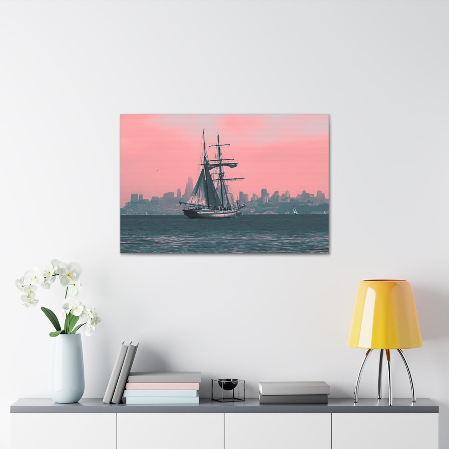 SF Bay Schooner Canvas Print