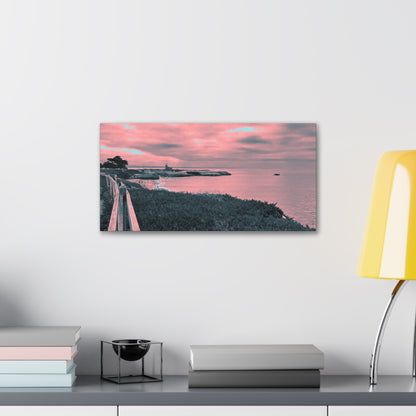 Red Lighthouse Canvas Print