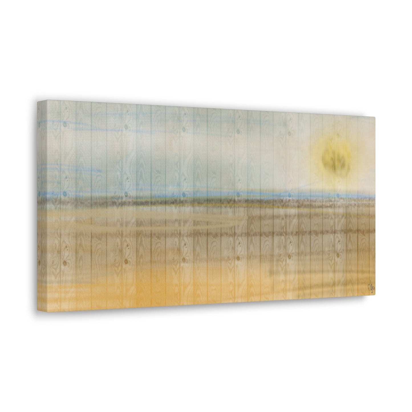 Abstract Coastal 3 Canvas Print