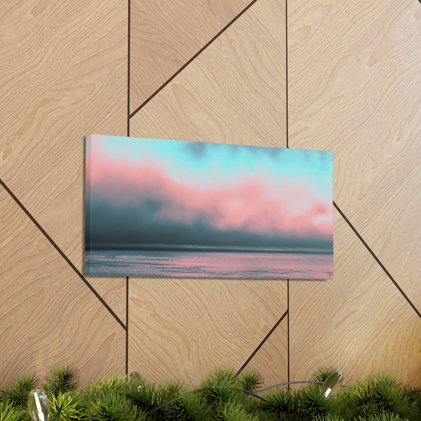 Electrifying Gradient Canvas Print