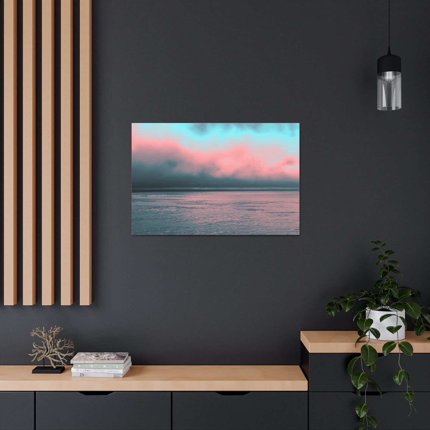 Electrifying Gradient Canvas Print