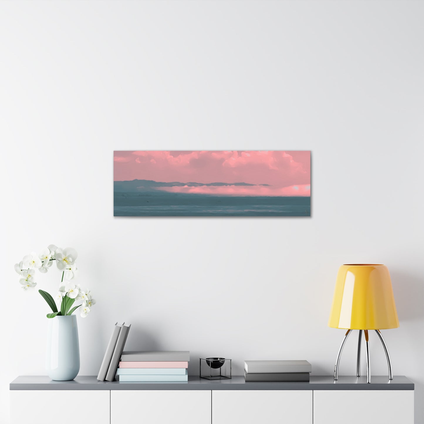 Croco-Cloud Canvas Print