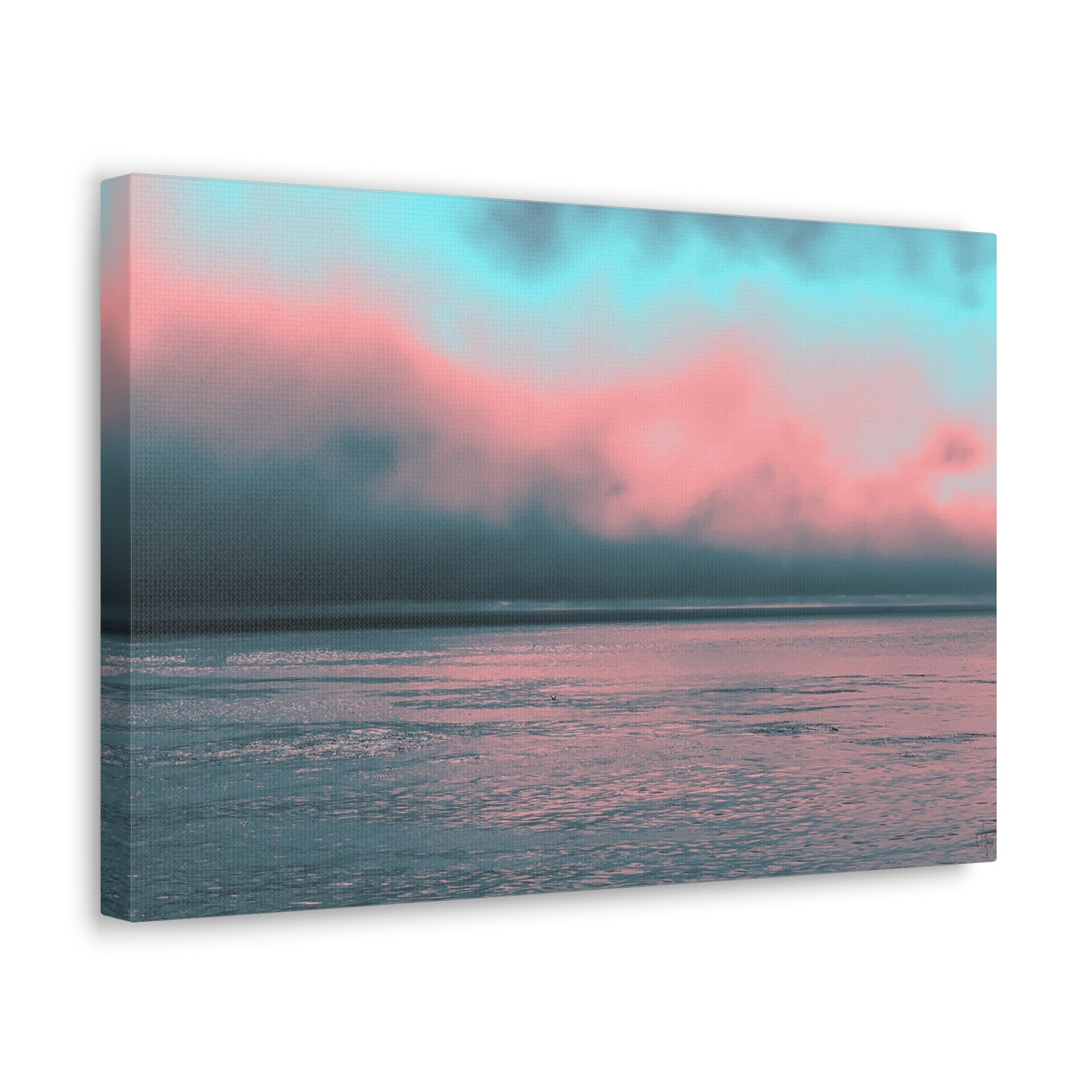 Electrifying Gradient Canvas Print