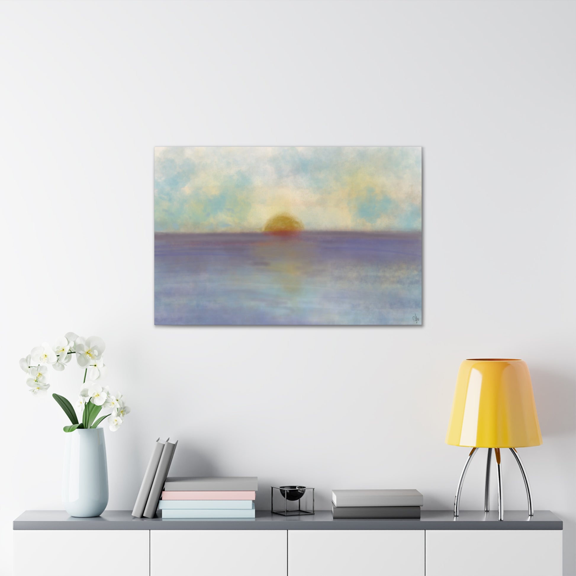Abstract Coastal 5 Canvas Print - Alja Design