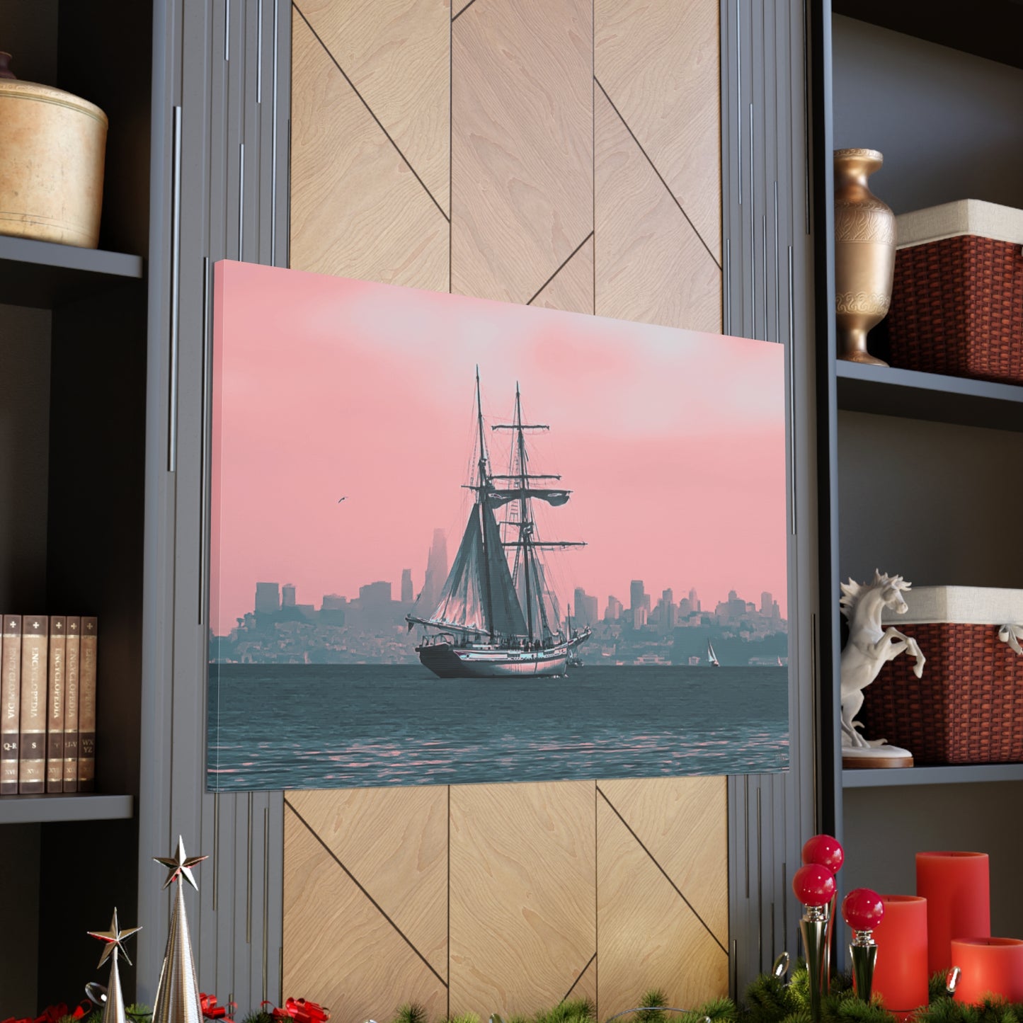 SF Bay Schooner Canvas Print