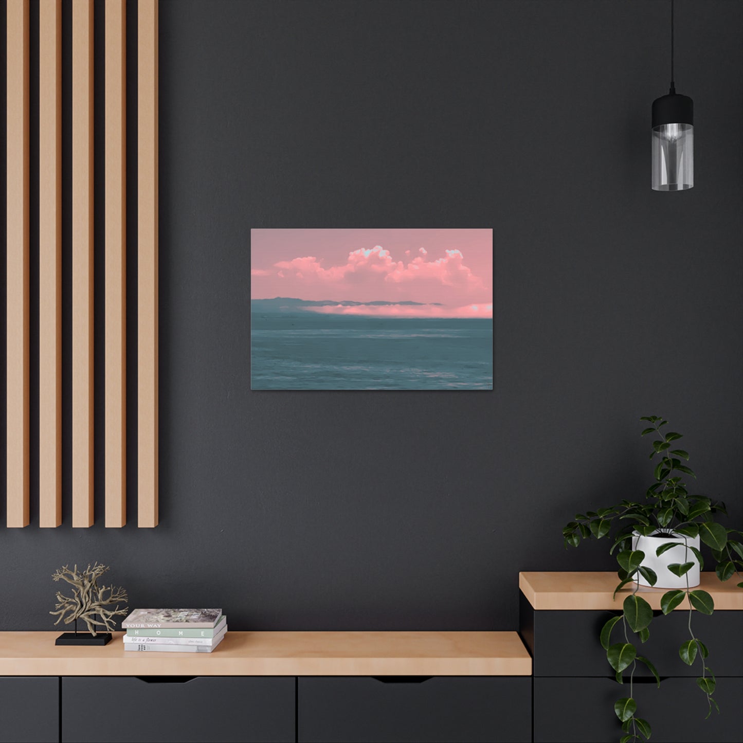 Croco-Cloud Canvas Print