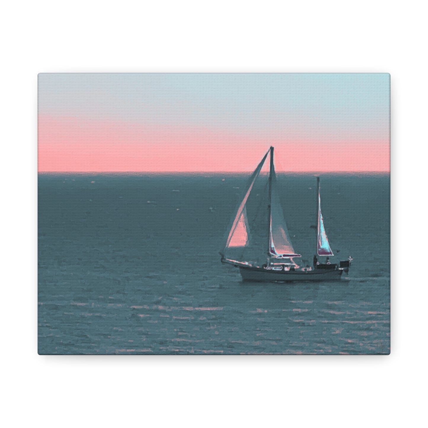 Way to Horizon Canvas Print