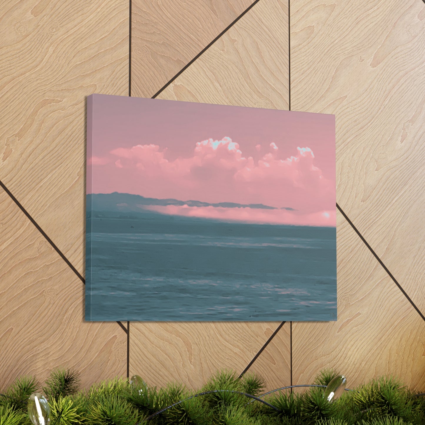 Croco-Cloud Canvas Print