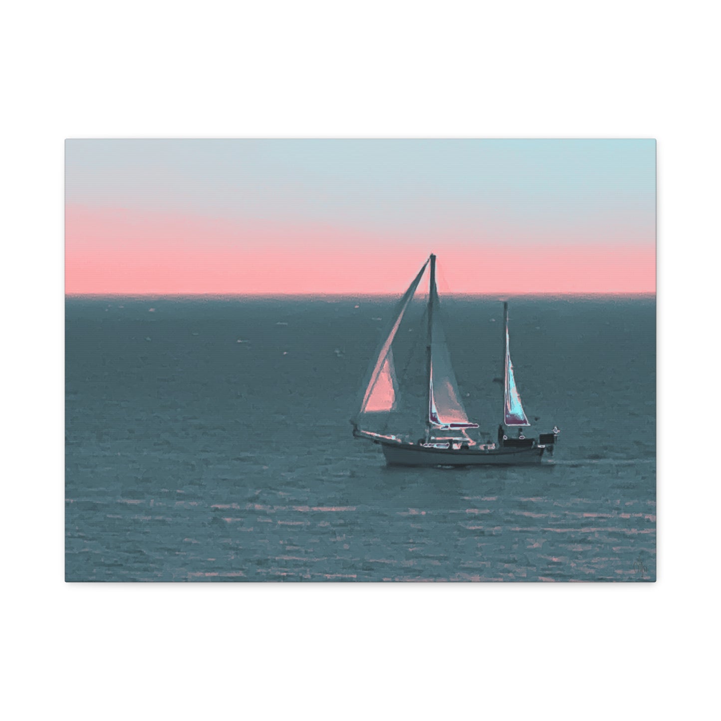 Way to Horizon Canvas Print