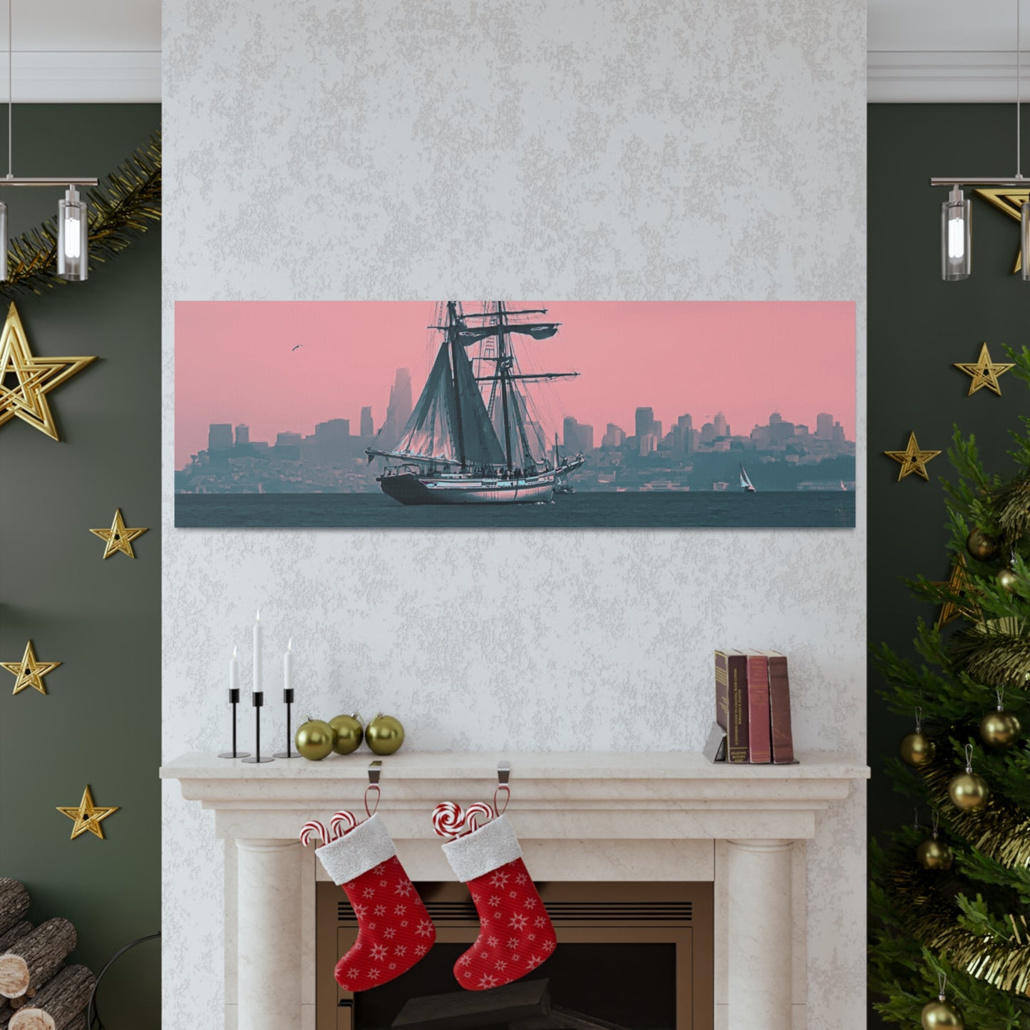 SF Bay Schooner Canvas Print