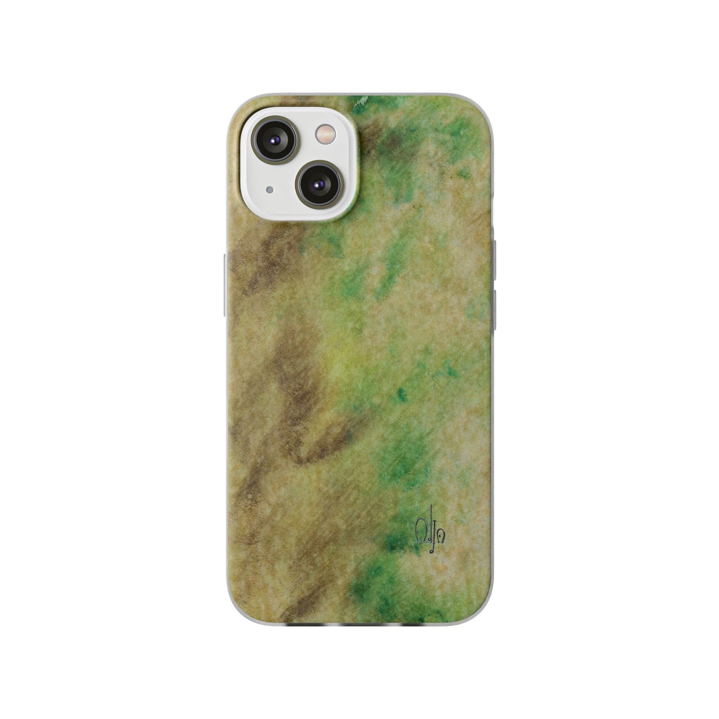 iPhone and Samsung Galaxy Flexi Phone Case Green Marble