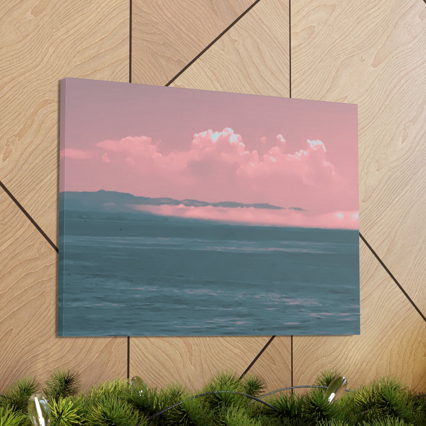 Croco-Cloud Canvas Print