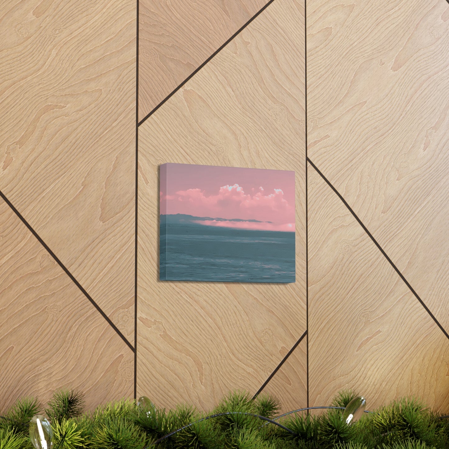 Croco-Cloud Canvas Print