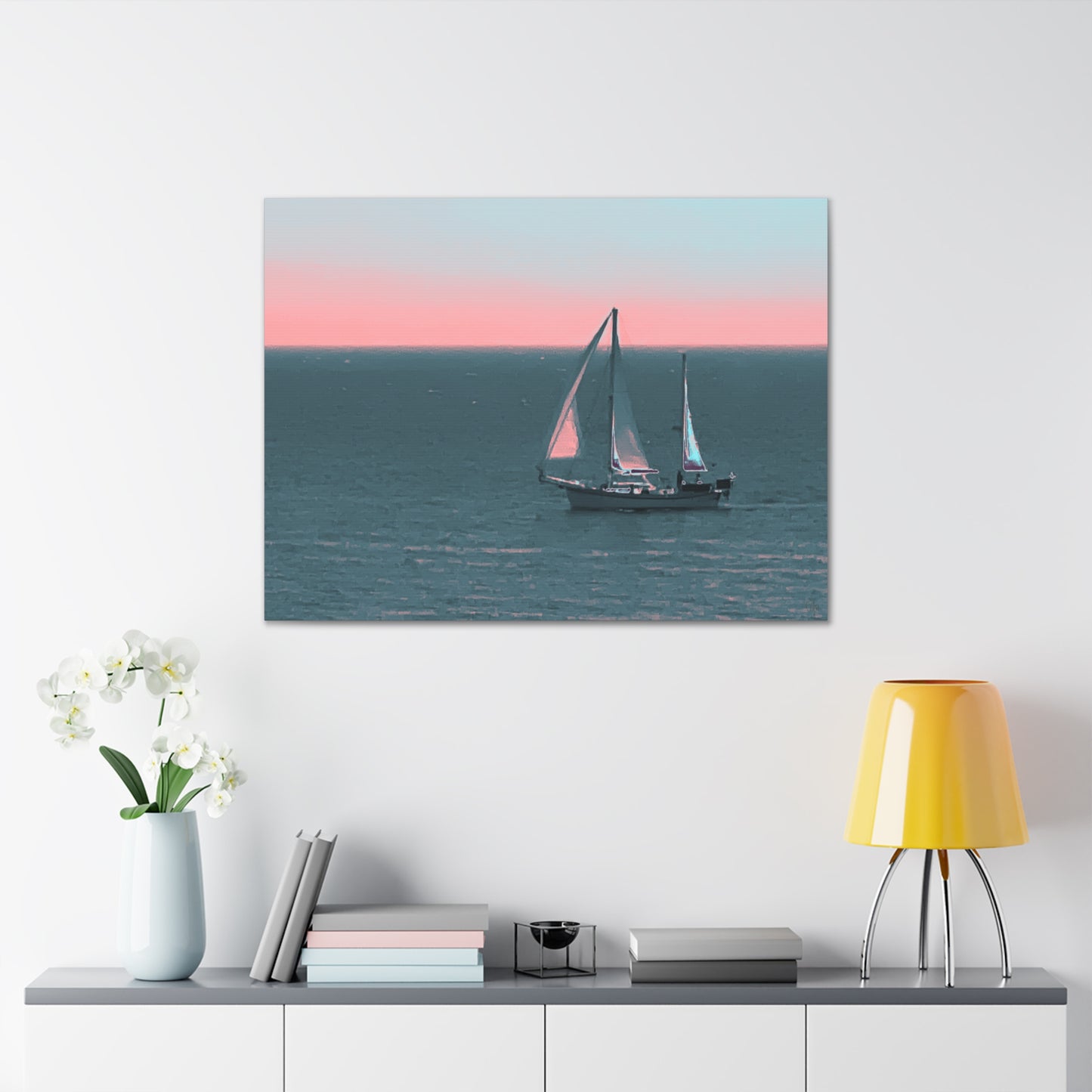 Way to Horizon Canvas Print